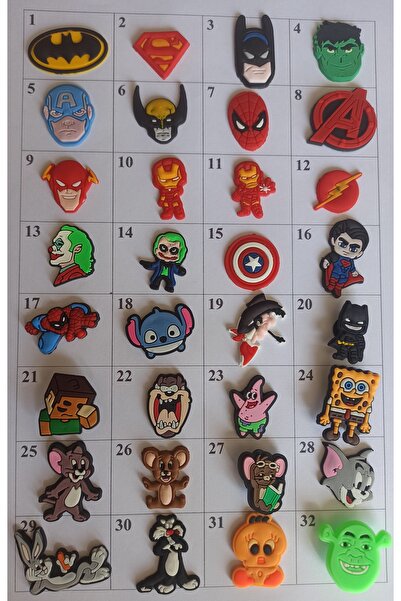 Terlik süsü istediğini seç 10 adet