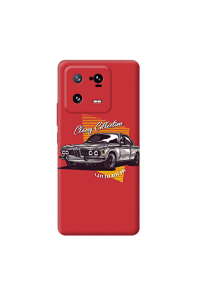 Other Xiaomi 13 Pro Classy Collection Red Colored Silicone TPU Θήκη