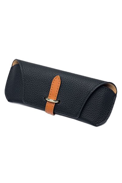 Techsuit - Glasses Case (ETL3) - PU, 17 x 6.5 x 2cm - Black, acoperire precisa