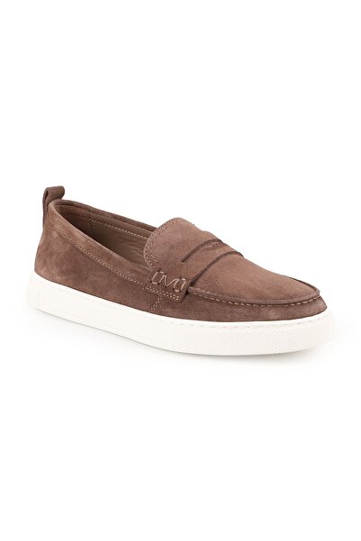 Libero Women's Sneaker Laceless Slip-On Suede Loafer Detailed Thick Lightweig...