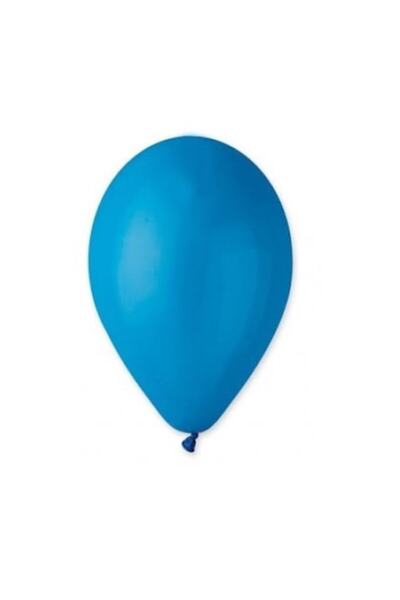 Gemar Set de 100 baloane pastel, Gemar, 26 cm, Albastru
