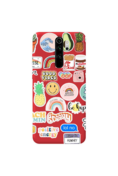 Other Xiaomi Redmi Note 8 Pro Good vibes Red Colored Silicone TPU Θήκη
