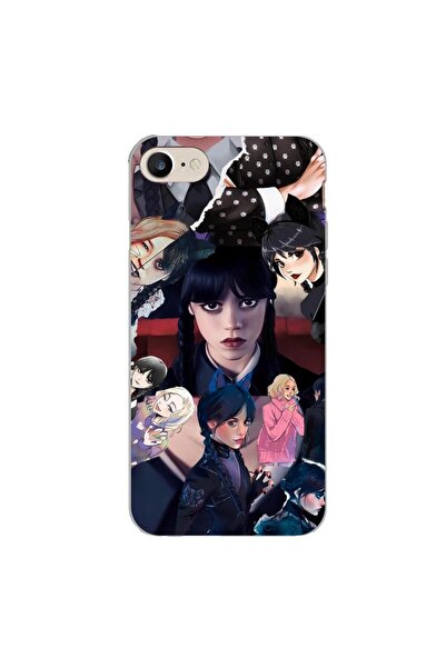 OEM Калъф, съвместим с Apple iPhone 7, 8, SE 2020, силиконов гел TPU, с мотив...