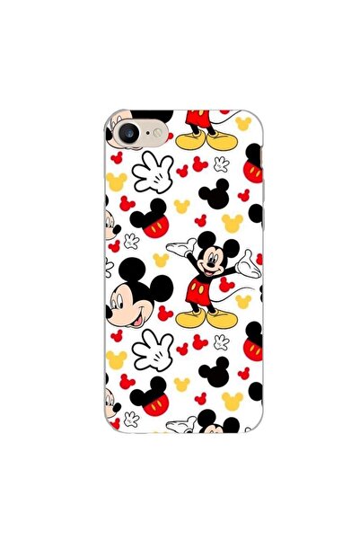 OEM Husa compatibila cu Apple iPhone 7, 8, SE 2020 Silicon Gel Tpu Model Mick...