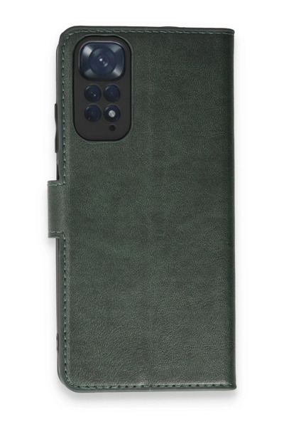 eco port Xiaomi Redmi Note 11 Pro Kılıf Trend S Plus Kapaklı Kılıf - Yeşil