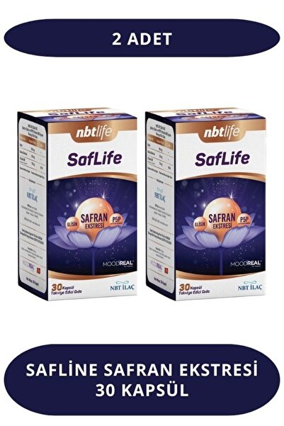 Nbt İlaç Safline Safran Ekstresi 30 Kapsül (2 Adet)