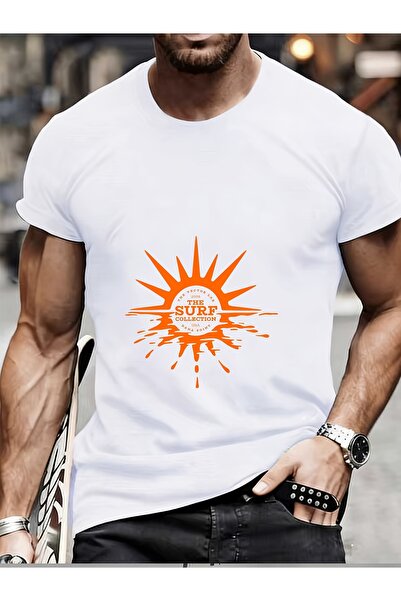 17 seramik تي شيرت رجالي بطبعة Sunburst Graphic 180g مثالي للتجمعات العائلية ...