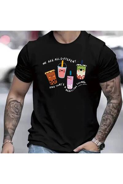 17 seramik Mens TShirt Comfortable Crew Neck Casual ShortSleeves Soft Breatha...