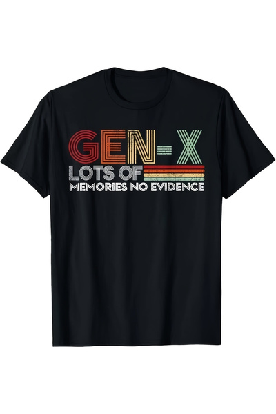 BASEPULSE تي شيرت بمقاسات كبيرة، بتصميم Gen X: Nostalgic Humor - الاختيار الأ...