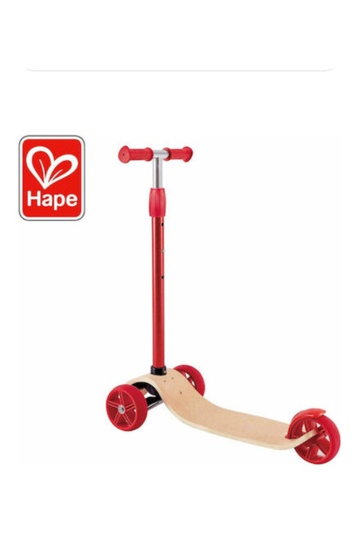 Hape Ξύλινο πατίνι με 3 ρόδες για σταθερή οδήγηση σε μικρές ηλικίες. Από 3 ετ...