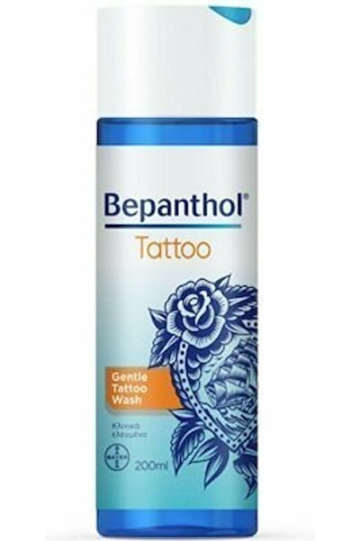 Bepanthol Gentle Tattoo Wash Απαλό Καθαριστικό για Δέρμα με Τατουάζ, 200ml