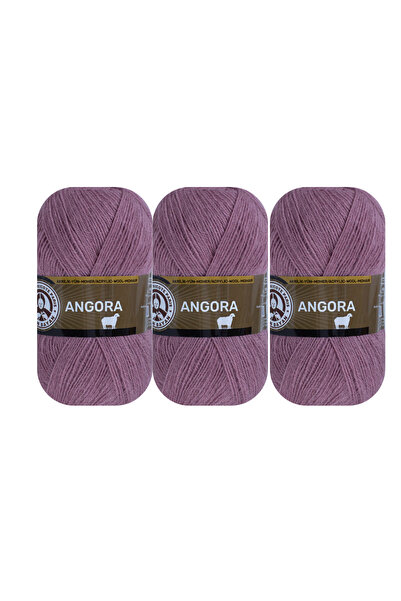 Ören Bayan Angora Gül Kurusu El Örgü İpi - 127 3lü paket