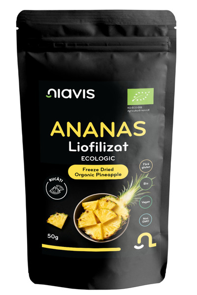 Niavis Ananas Liofilizat Bucati /Bio 50g