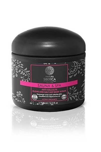 Natura Siberica Sauna &amp; Spa Hot Body Scrub, Ζεστό Scrub με φύκια κατά της...