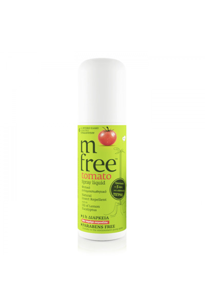 M-FREE Tomato Spray Φυτική Εντομοαπωθητική Lotion, 80ml