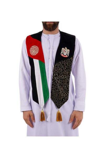 Scarf روفاتي - اليوم الوطني الإماراتي 2020 - متعدد الألوان ومنحني