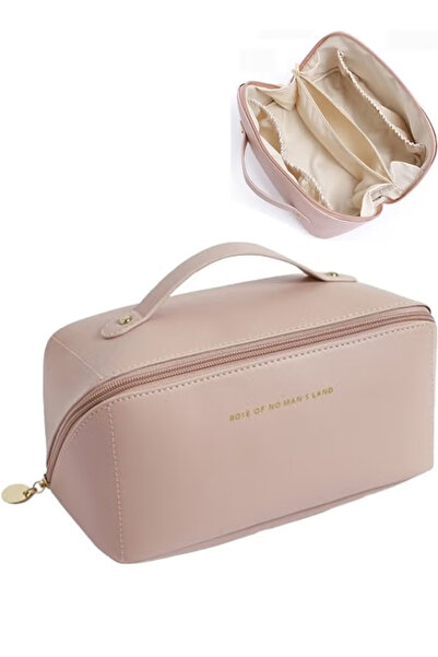 TAPIT Travel Makeup Bag Portable Large Capacity Cosmetic Bags for Women Open ...