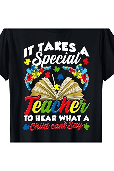 NOURAM , Teacher Promotes Autism Awareness T-Shirt: Unique Educators Are Need...