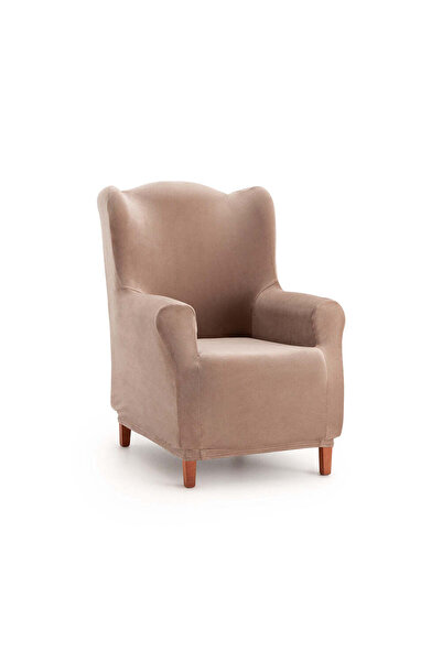 Sofazip Husă elastică fotoliu Wingchair Bellagio velvet, cappuccino