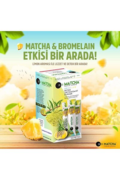 Top Choice Matcha Premium Japanese Matcha and Bromelain Flavored Detox Burner