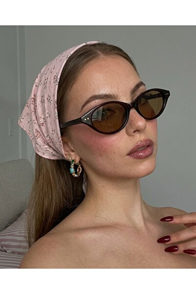 funeyes Love Brown Oval Trend Sunglasses Brown