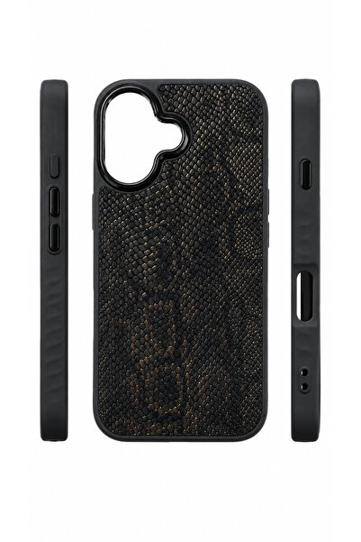 Phonextra iPhone 17 Uyumlu Snake Yılan Desenli Kamera Korumalı Telefon Kılıfı...