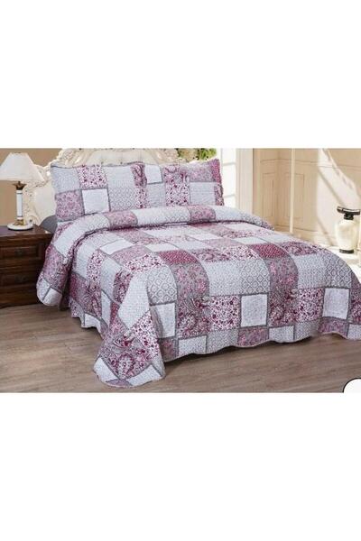 Linea Home ΣΕΤ ΚΟΥΒΕΡΛΙ ΕΜΠΡΙΜΕ LAHOUR ΜΠΟΡΝΤΩ MICROFIBER ΜΟΝΟ 160Χ220 + 1 ΜΑ...