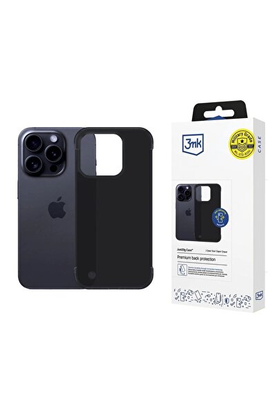 3MK Husă Just20g Negru Mat pentru iPhone 15 Pro Max