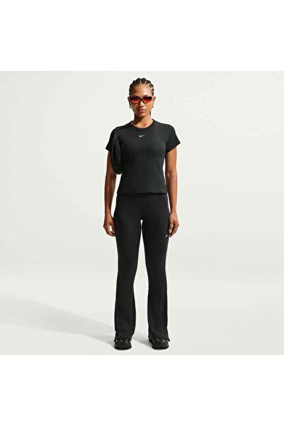 Nike Tricou sport de damă, mulat, reiat - L