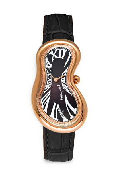 EXAEQUO Ex0003.0001 Classic Melting Stainless Steel 316L Black - Pvd Rose Gol...
