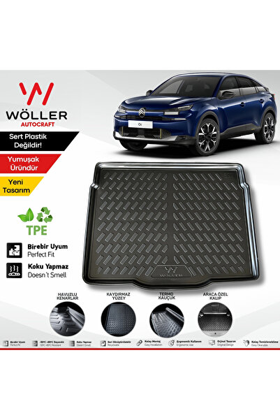 wöller Citroen C4 Bagaj Havuzu Hybrid 2025 Sonrası Uyumlu 3d Ultraflex Esnek