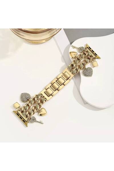 Kılıfsiparis Watch Charmlı 44-45-49Mm watch 10-11 46mm Çelik Kordon