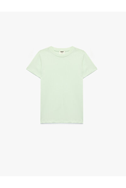 Koton Cotton Short Sleeve Crew Neck Basic T-Shirt