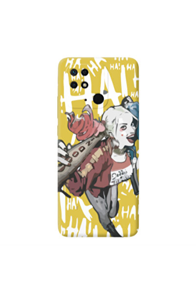 Other Xiaomi Redmi 10C Ha Ha Ha Yellow Colored Silicone TPU Θήκη