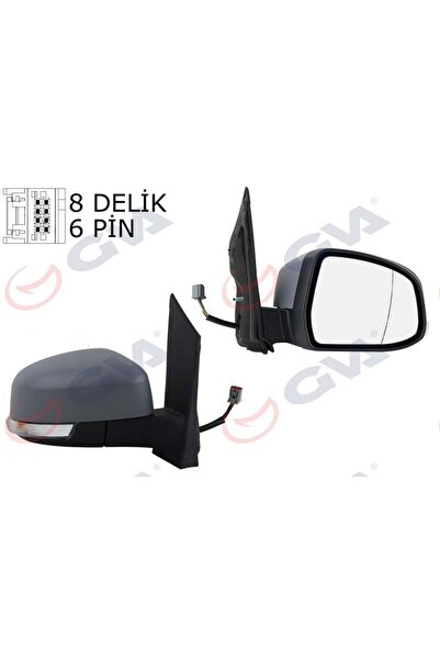 GVA DIŞ DİKİZ AYNASI SAĞ FORD FOCUS 08> ELEKTRİKLİ-ISITMALI-SİNYALLİ-ASTARLI-...