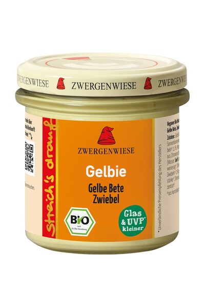 Zwergenwiese Crema tartinabila cu sfecla galbena si ceapa fara gluten,