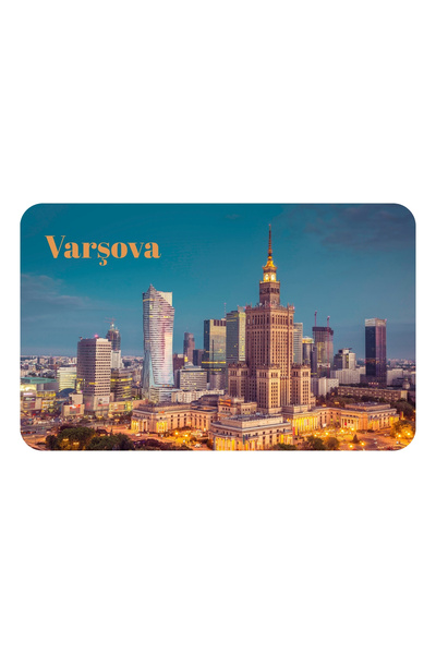 Vera Buzdolabı Magneti - Varşova - Polonya - Hediyelik Eşya