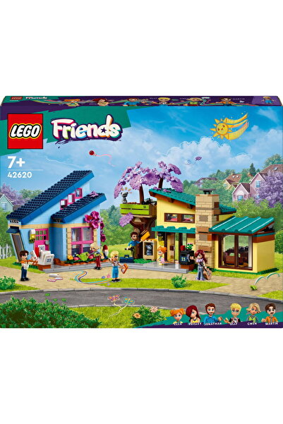 LEGO Friends - Casele familiale ale lui Olly si Paisley, 1126 piese