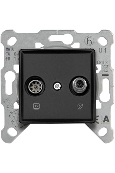 Yıldızan byERDEM Black TV SAT Pass-through 11dB ميكانيكية وغطاء 1289954