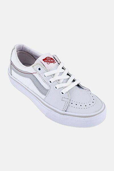 Vans Women Sk8-Low Lace Up Skate Shoes, White