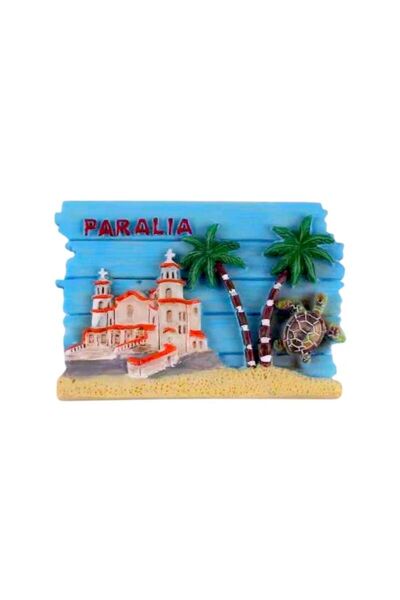 Tradesor Tουριστικό μαγνητάκι Souvenir - Σετ 12pcs - Paralia - 678110