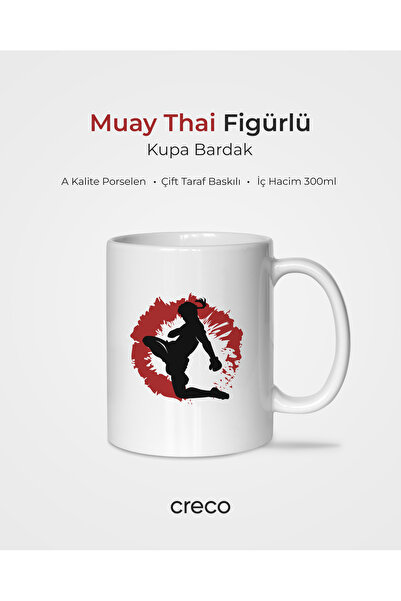 Muay Thai Kupa Bardak - A Kalite Porselen