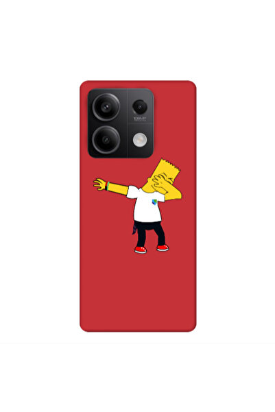 Other Xiaomi Redmi Note 13Pro 5G Simpsons2 Red Colored Silicone TPU Θήκη