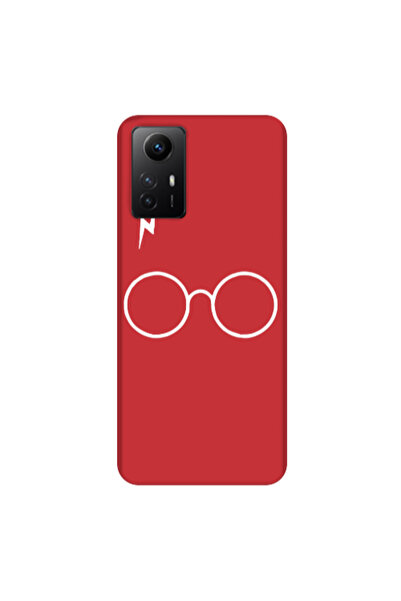 Other Xiaomi Redmi Note 12s glasses Red Colored Silicone TPU Θήκη