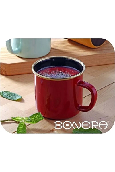 Bonera Enameled Red Mug