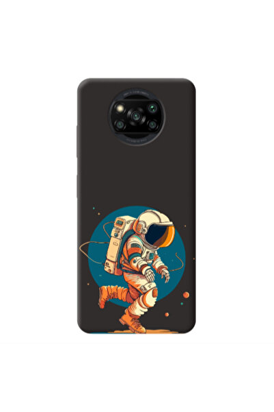 Other Xiaomi Poco X3 Pro Run Space Black Colored Silicone TPU Θήκη