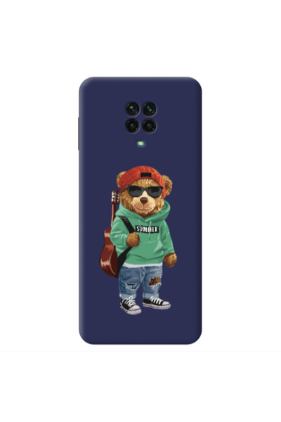 Other Xiaomi Redmi Note 9 Pro Summer Tedy Dark blue Colored Silicone TPU Θήκη