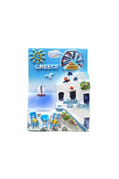 Tradesor Tουριστικό μαγνητάκι Souvenir - Σετ 12pcs - Resin Magnet - Greece - ...