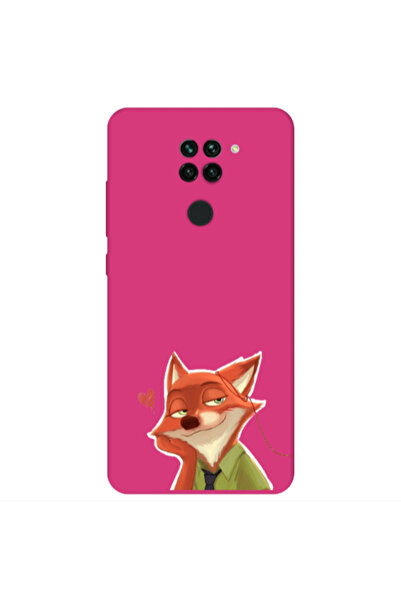 Other Xiaomi Redmi Note 9 Valentines 15 Fuchsia Colored Silicone TPU Θήκη