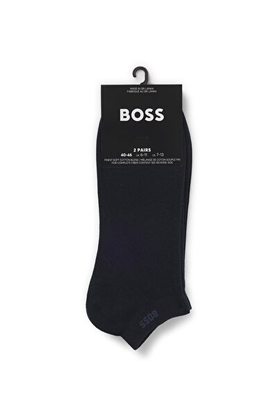 BOSS Erkek Marka Logolu Günlük Kullanım Lacivert Çorap